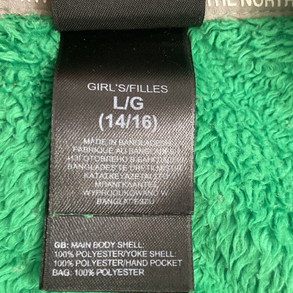 The North Face Girls 14/16 Soft Fleece Hoodie - Picture 7 of 9